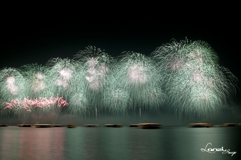 (年度大片:视觉盛宴)西湖烟花大会下西湖杭州夜景